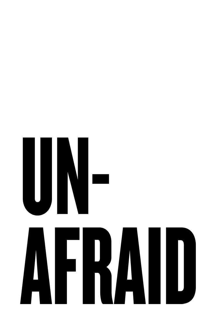 Unafraid protest poster