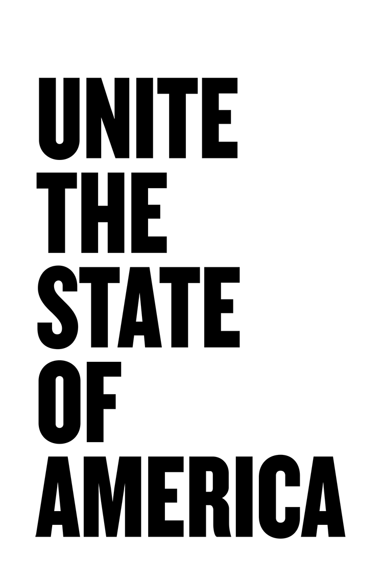 Unite the State of America protest poster