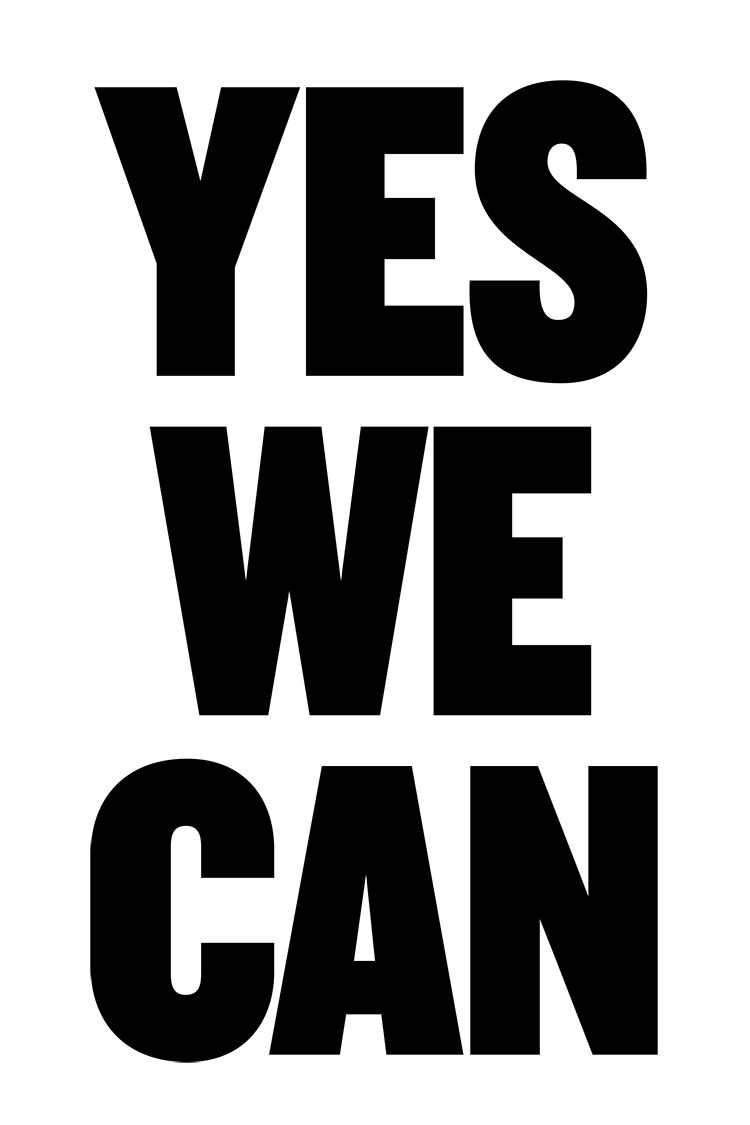 Yes We Can protest poster